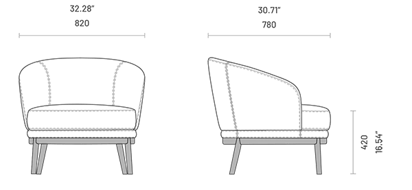 DK22.A - RUTH ARMCHAIR - TD2024-01
