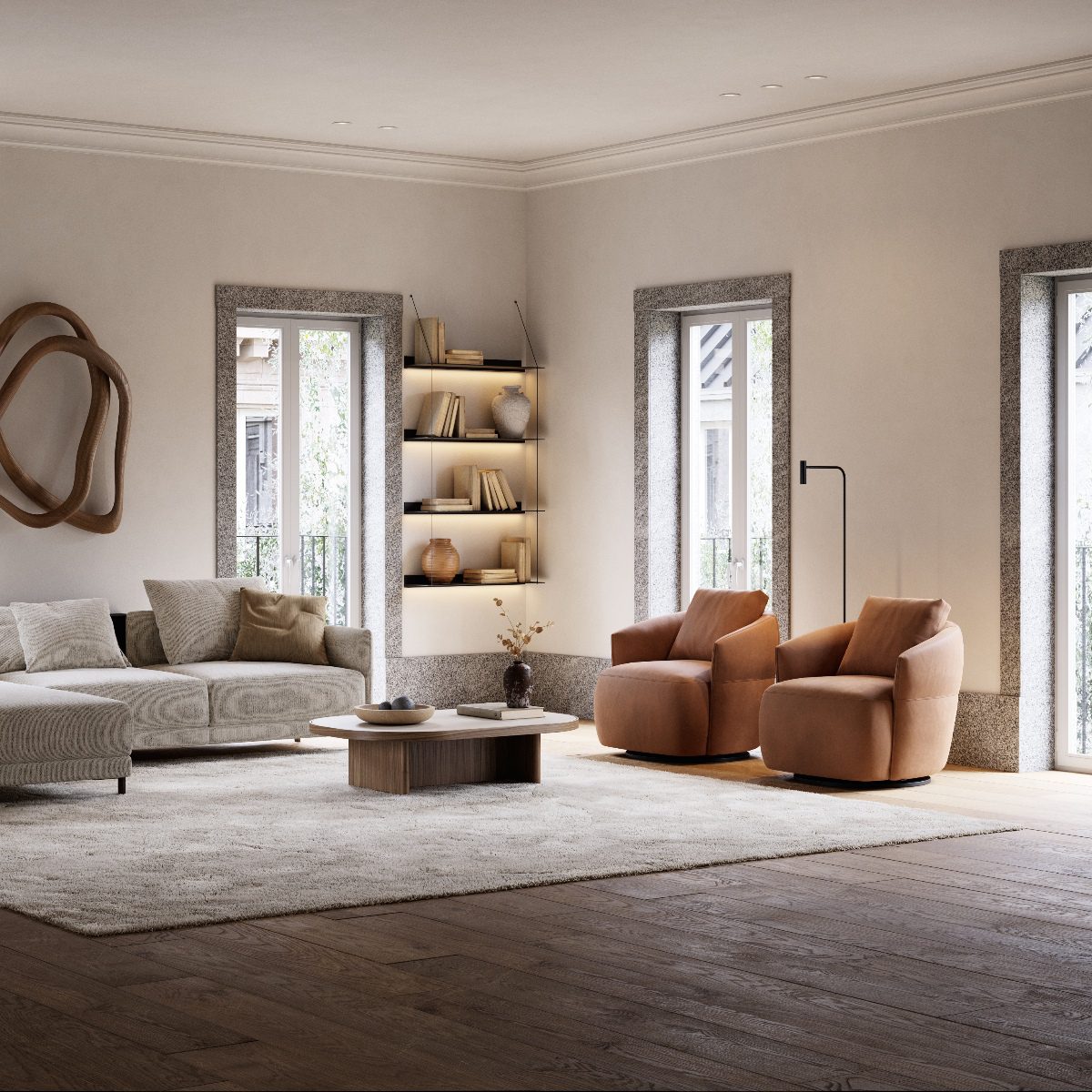 Alice Armchair in a living room