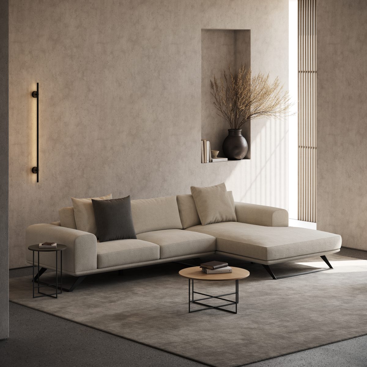 Aniston Sofa and safe colours