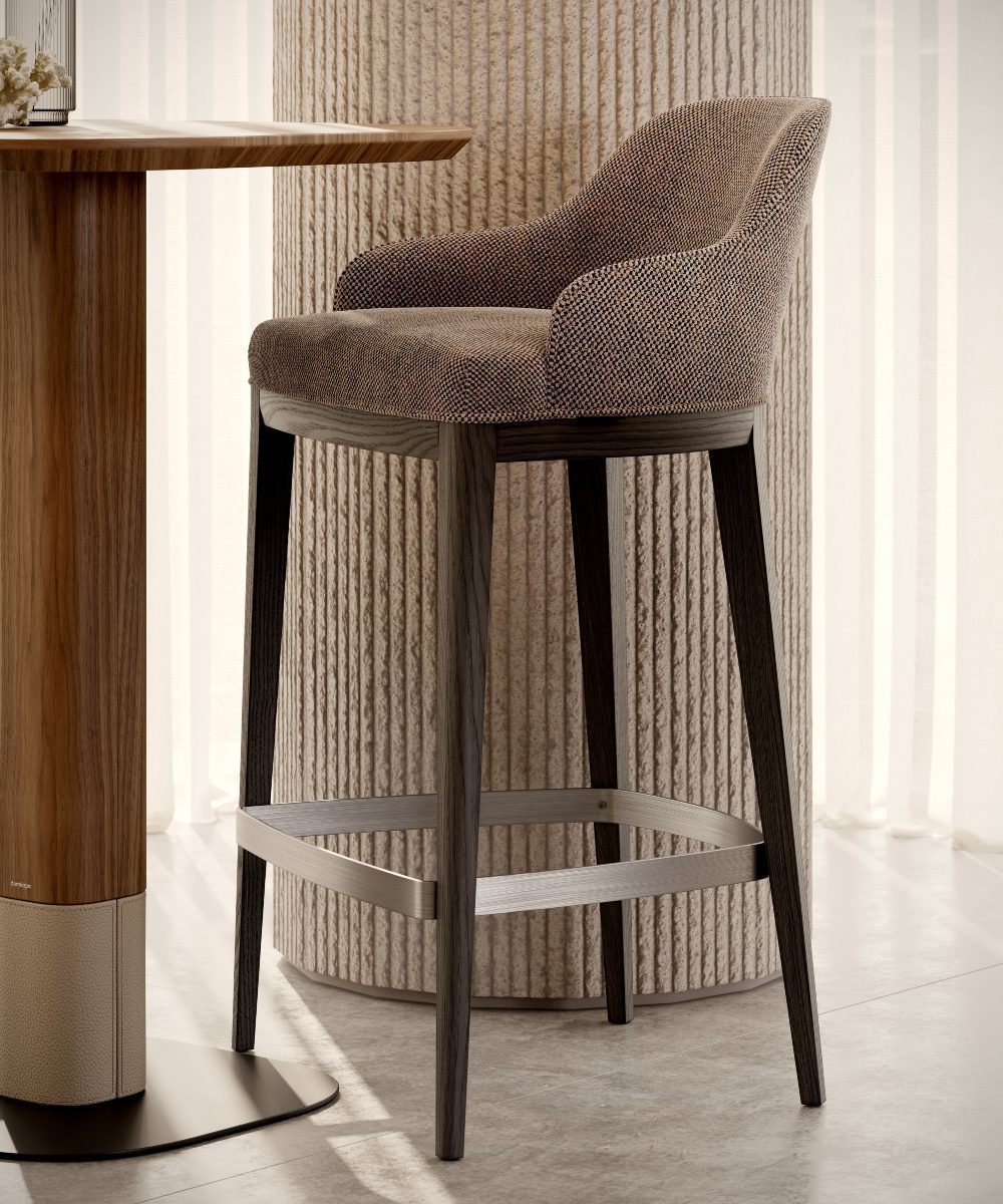 Anna bar chair in hospitality design