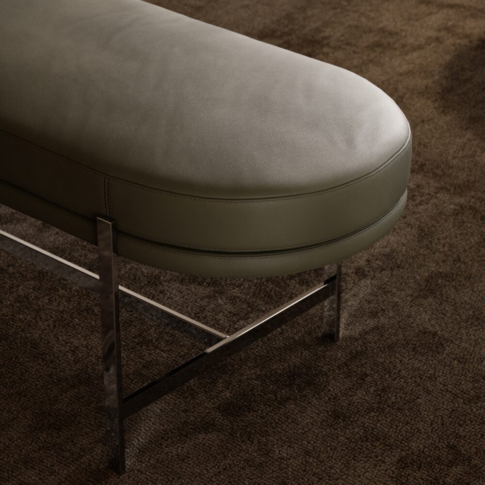 Colbert Bench minimalist living room