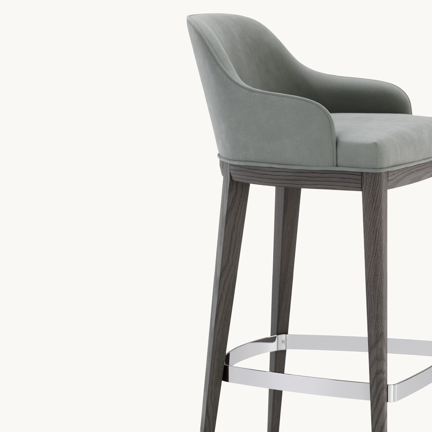 DK25.B - ANNA BAR CHAIR - Aspen Shark + Graphite Ash + Silver Polished - D01jpg_CREME