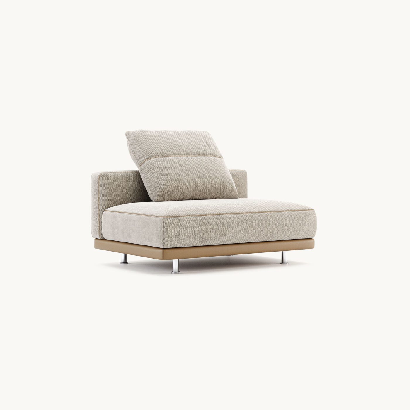 DK25.C - LAURENT LR1A.C - Hudson Cappuccino + Rupert Camel + Silver Polished - 02jpg_CREME