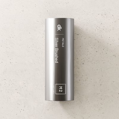 DK26 - METALS - SILVER BRUSHED