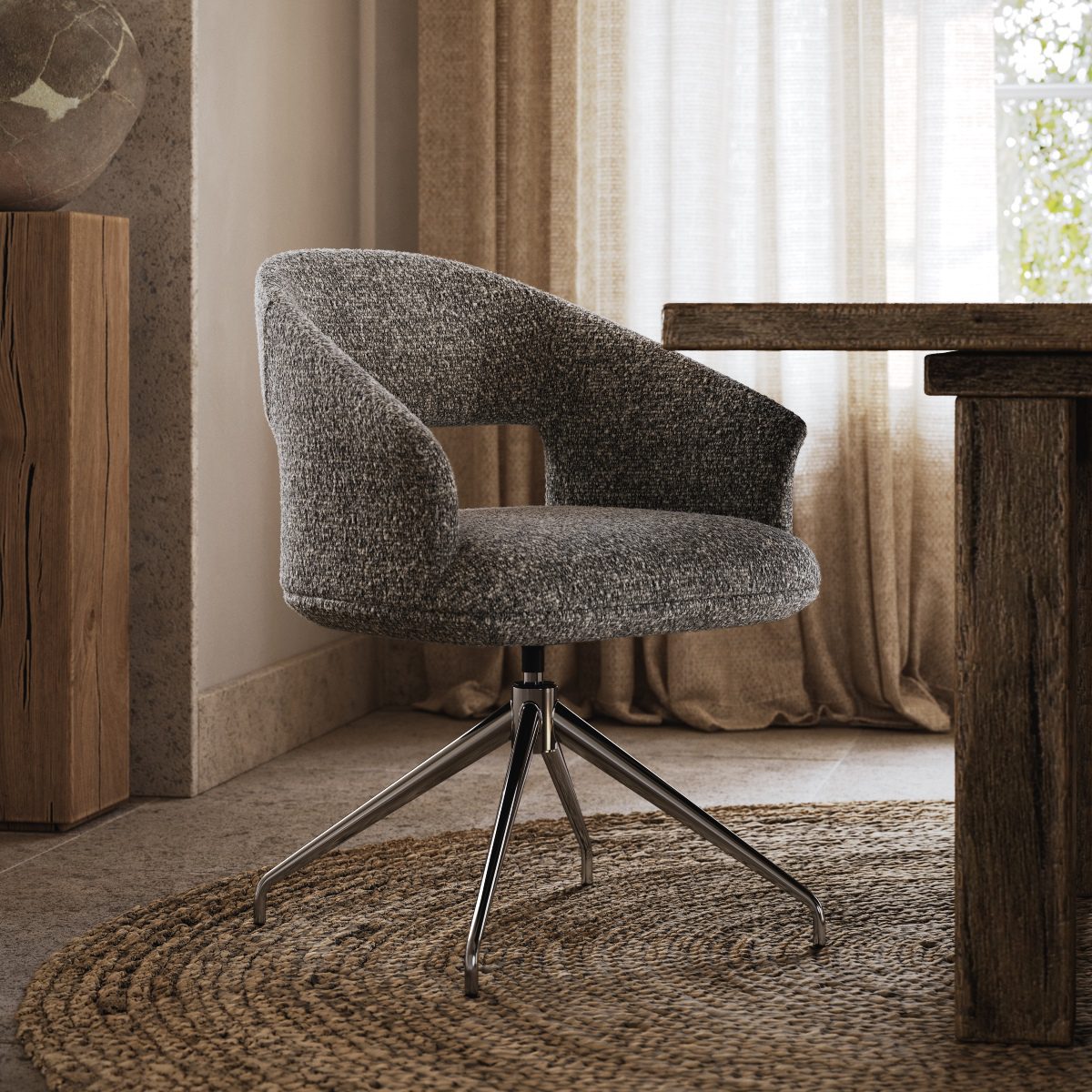 Jermain Chair metallic option