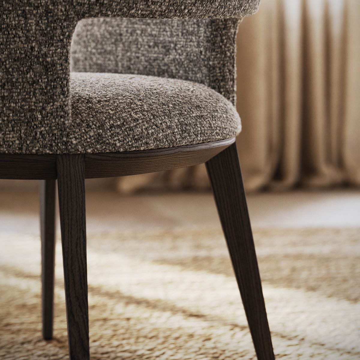 Jermain Chair wood Base