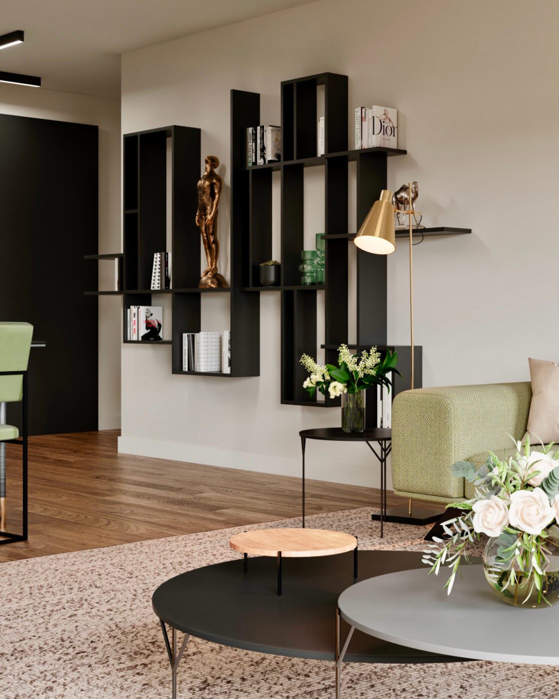 Living_room_design_black_wood_built_in_domkapa_library_carmenes_brussels_by_isabel_gomez_interiors