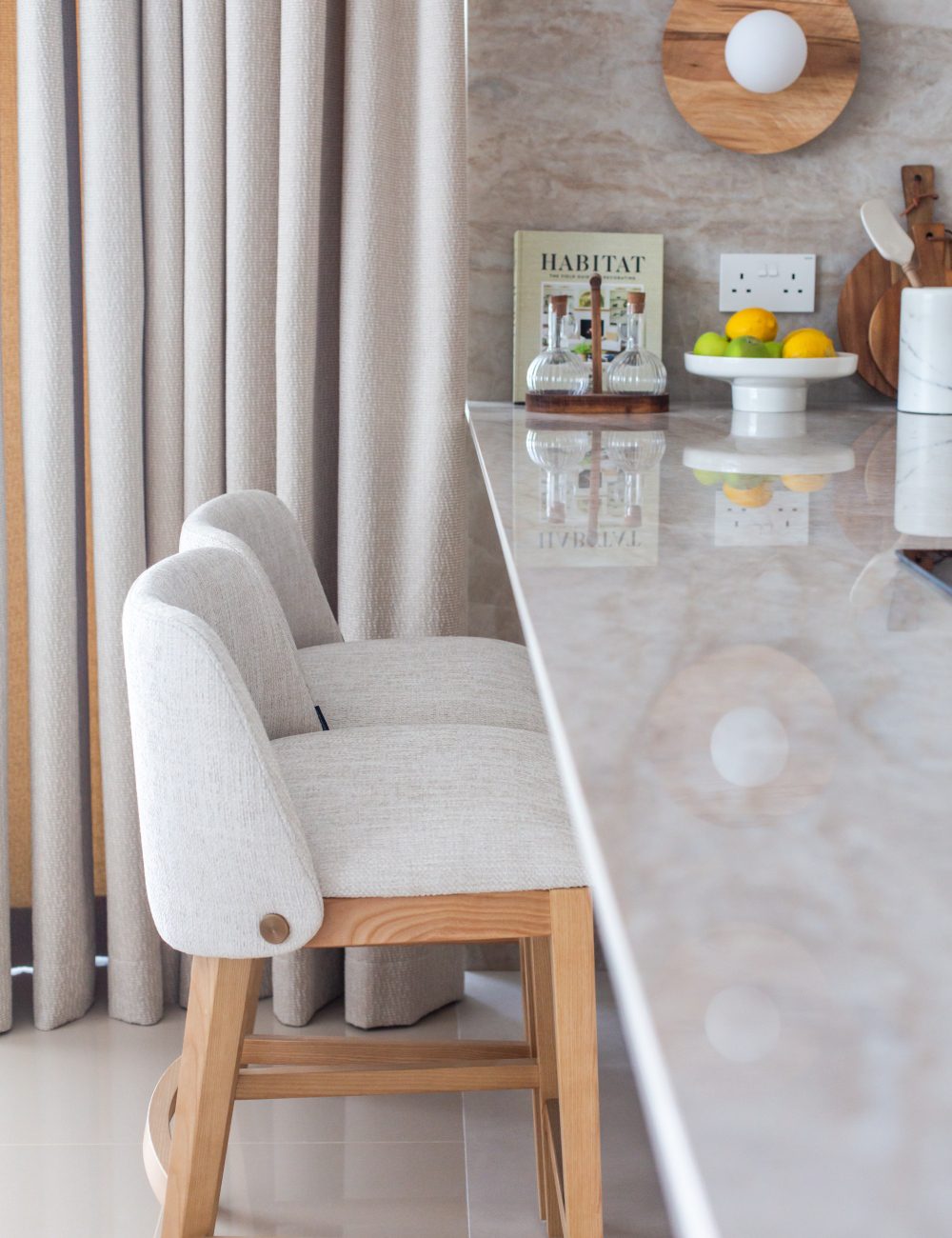 Louise Counter chair at Al Mouj Louise Counter chair at Al Mouj