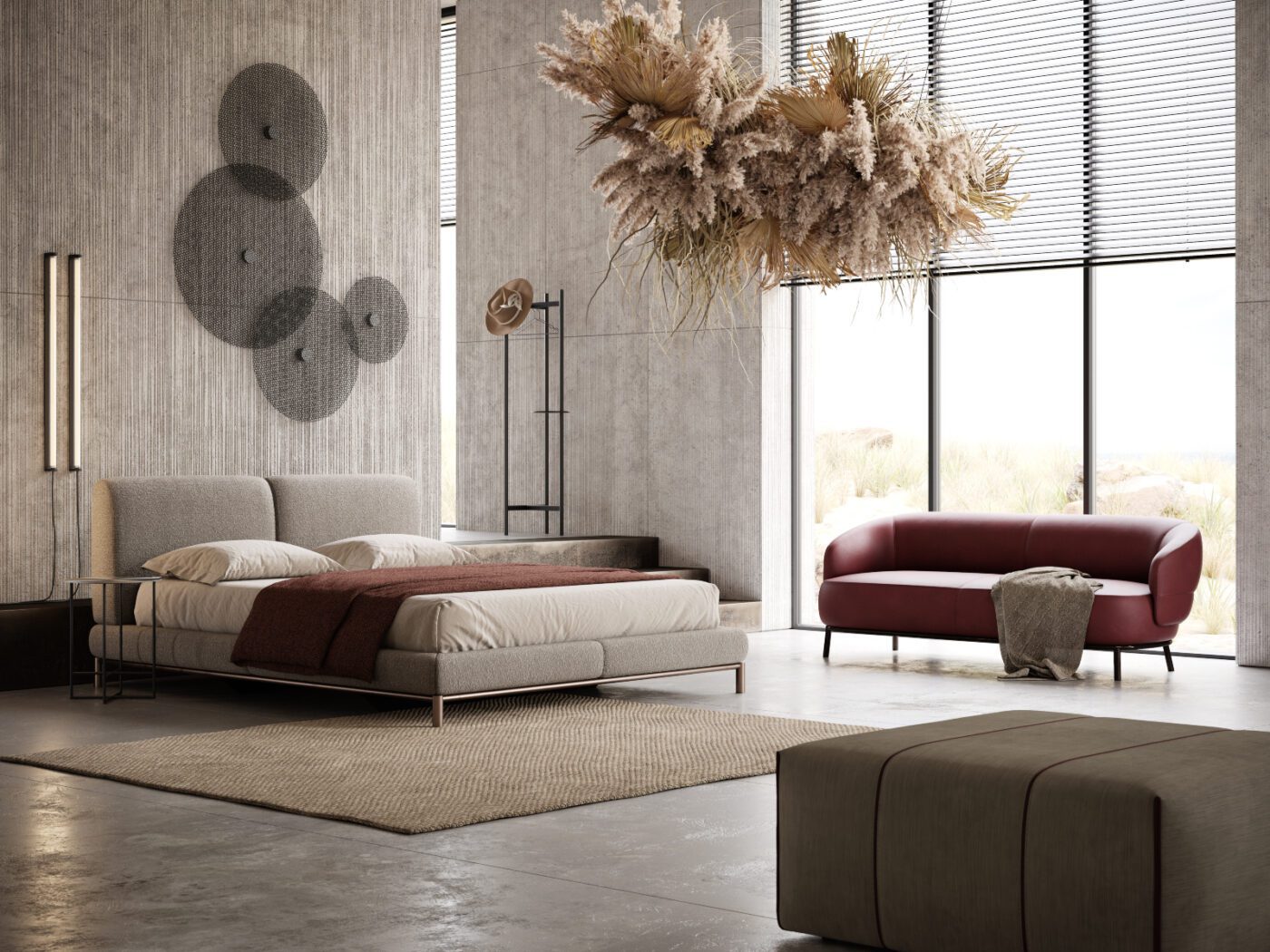 Margot bed and Juliet Sofa
