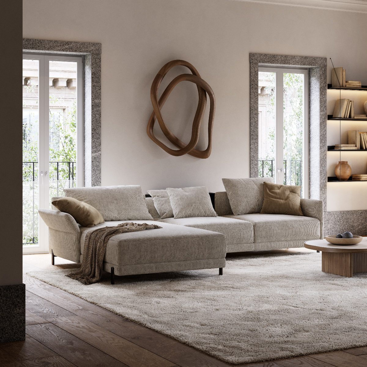 Matthew sofa side view