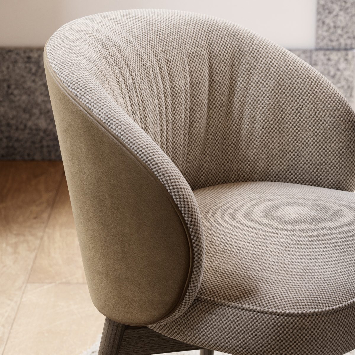 Norah Chair detail backrest Norah Chair detail backrest