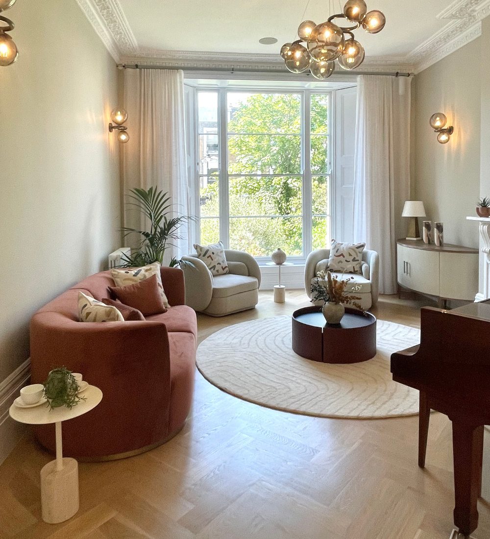Sai interiors project with Chloe Sofa Sai interiors project with Chloe Sofa and Mano Table Set