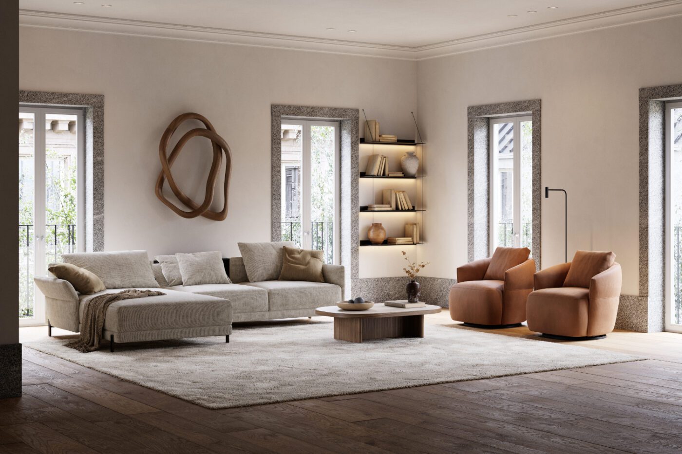alice armchairs and matthew sofa living room set