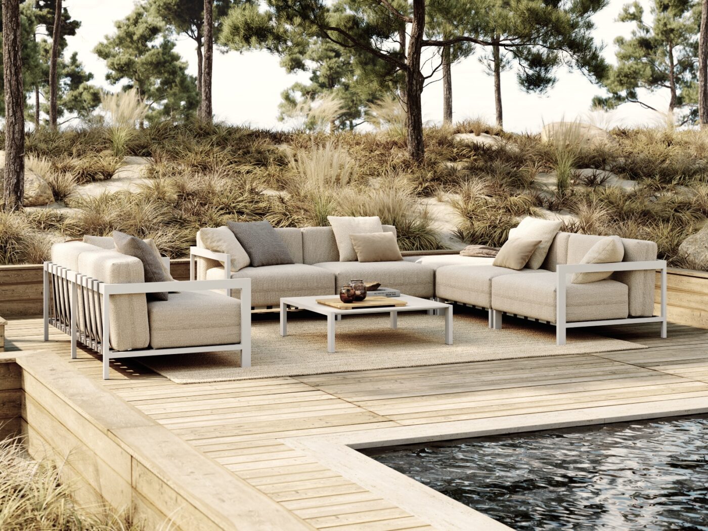 bondi collection outdoor living room