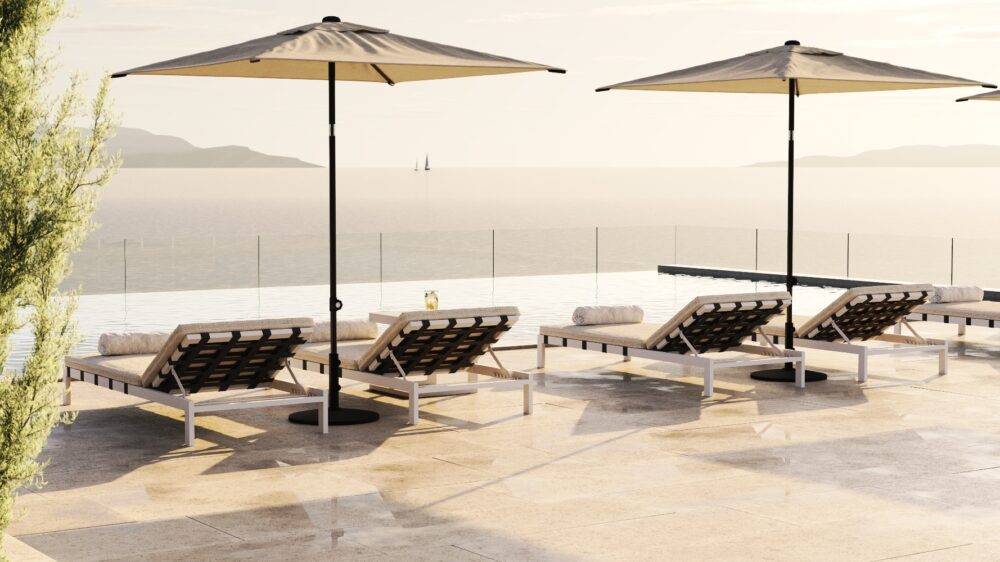 Outdoor lounger domkapa