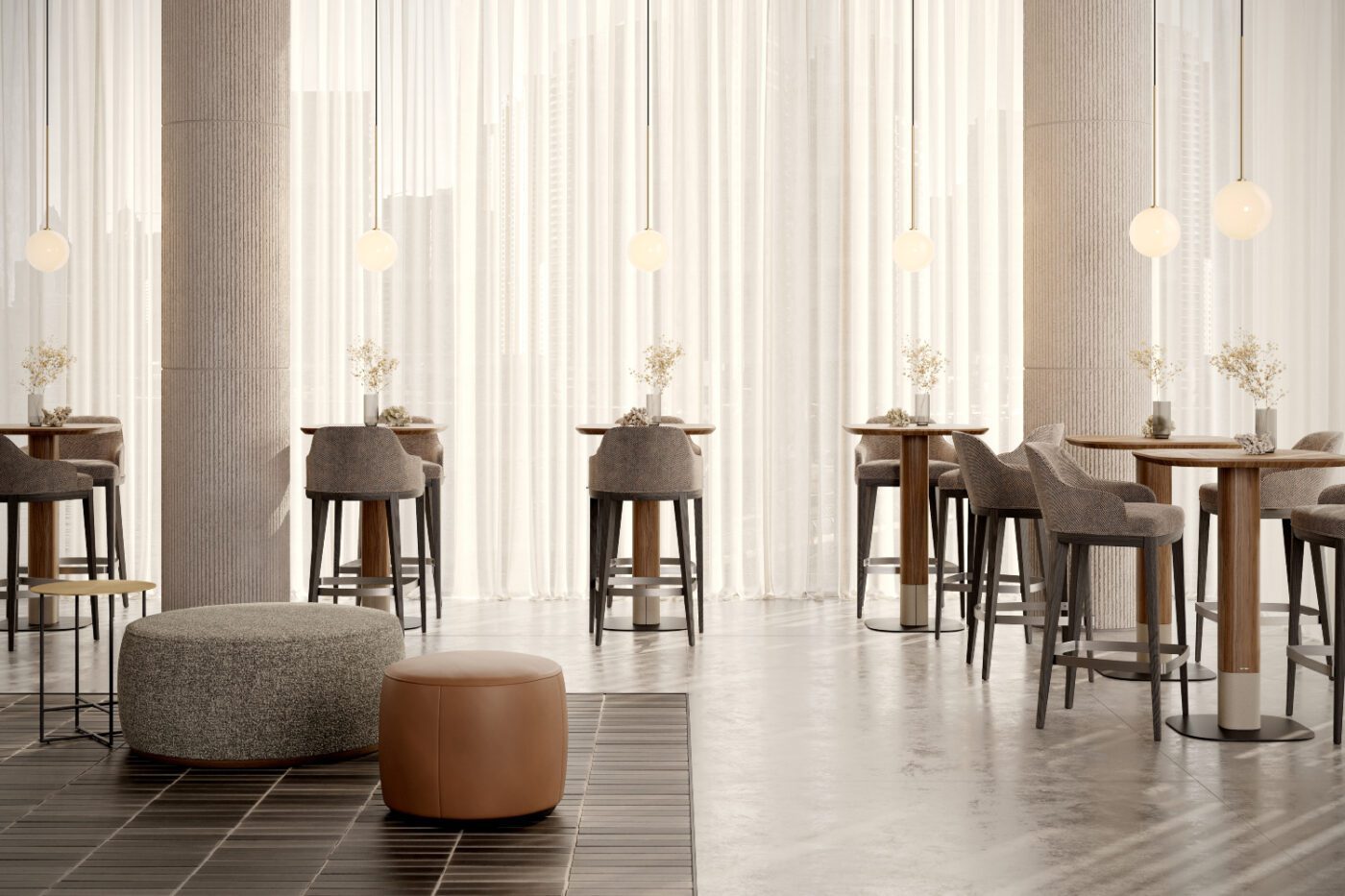 commercial interior design project bar