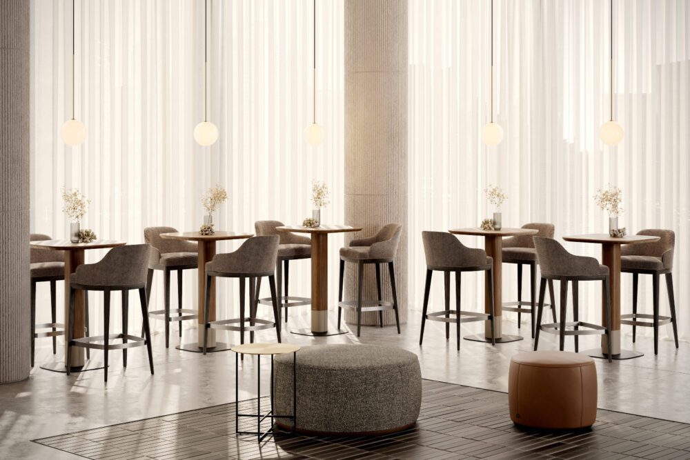 commercial interior design with adam and anna bar
