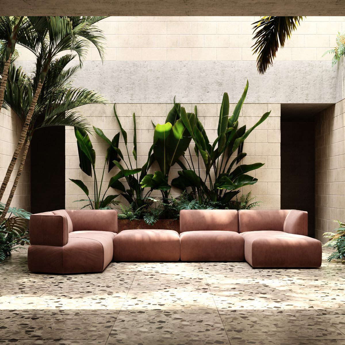 disruption sofa and pantone