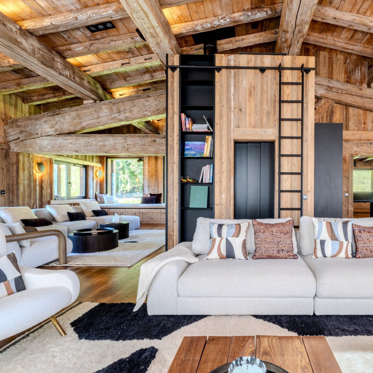 edward sofa and shinto sofa at aloona design project chalet