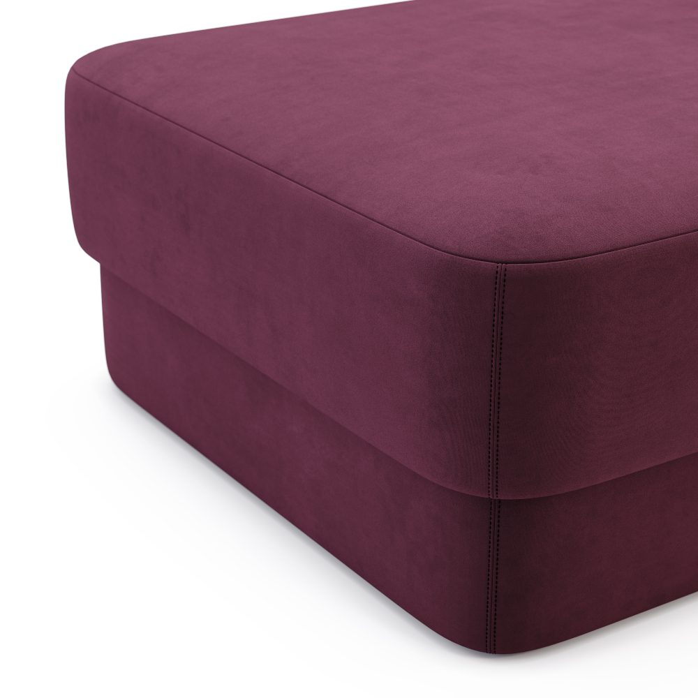kate l pouf in red