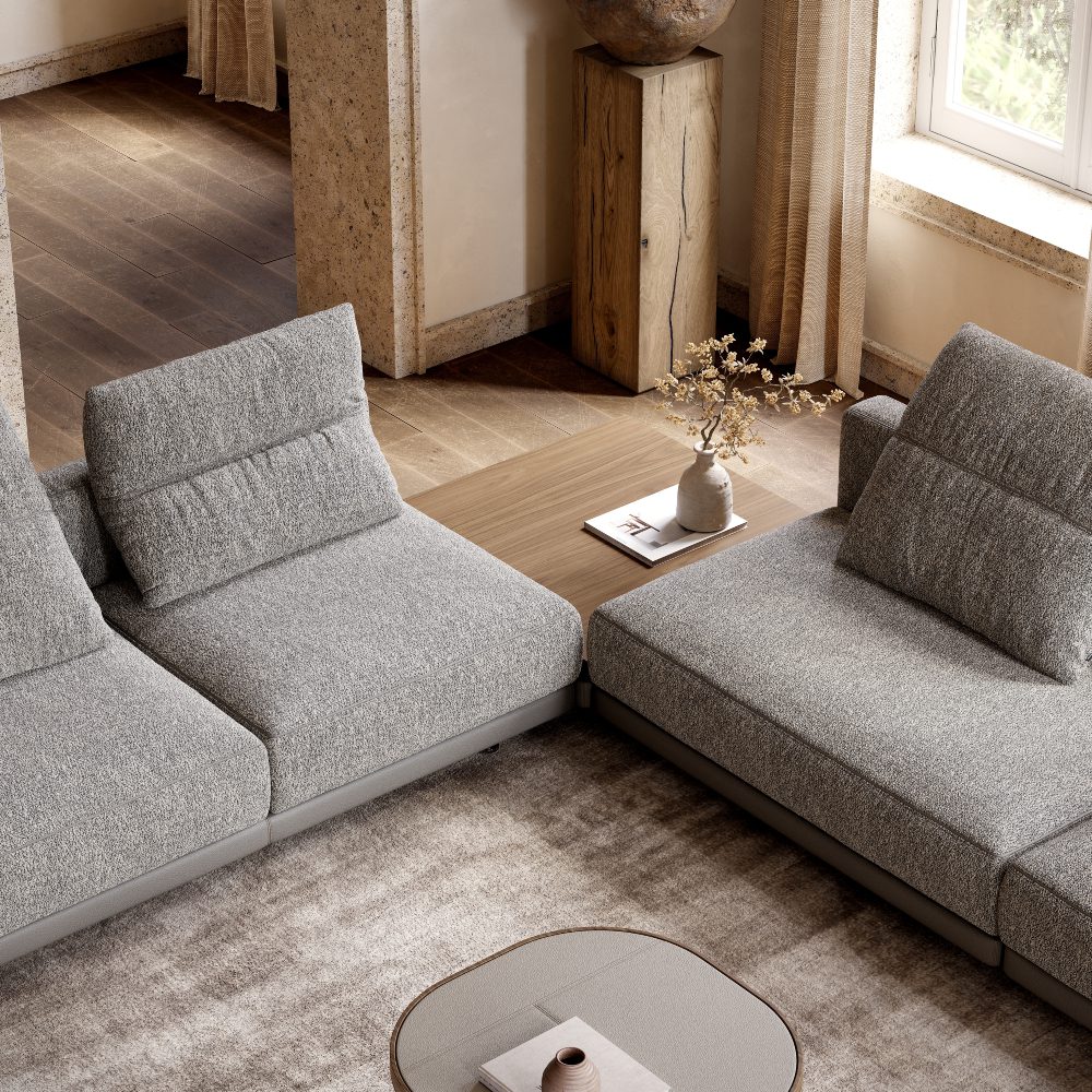 module with table from laurent modular sofa