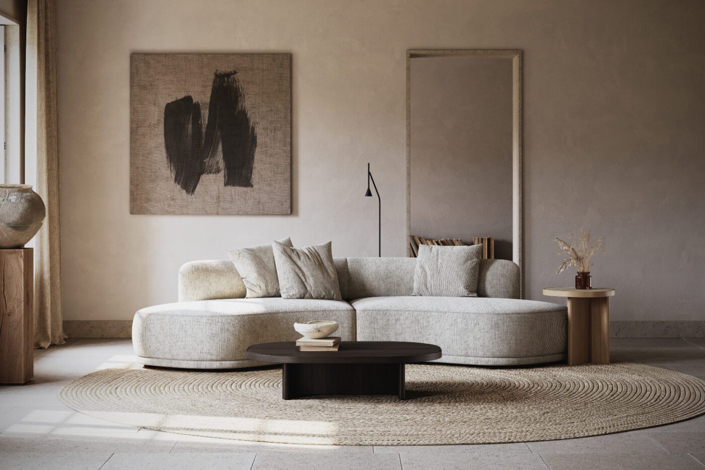 olivia sofa and minimalism